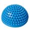 円形のマッサージのヨガのマッサージの球ポリ塩化ビニールは半分のマッサージの球のバランスをとる